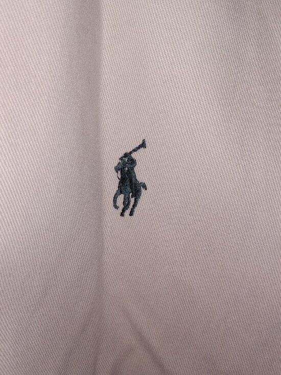 Vintage Ralph Lauren Button Up Shirt Mens XXL Khaki Blaire Pony 90s Preppy - Picture 4 of 14